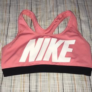 Nike Coral Pink Sports Bra